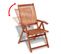 Chaises Pliables De Jardin 2 PCs Bois Solide D'acacia Marron