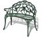 Banc De Jardin 100 Cm Aluminium Coulé Vert