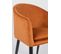 Chaise En Velours Orange