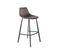 Tabouret De Bar En Velours Gris