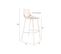 Tabouret De Bar En Velours Gris