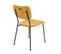 Benson - Chaise De Repas Velours Jaune