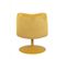 Bubba - Fauteuil Lounge En Velours Jaune