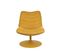 Bubba - Fauteuil Lounge En Velours Jaune