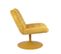 Bubba - Fauteuil Lounge En Velours Jaune