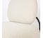 Polly - Fauteuil Lounge En Tissu Bouclette - Couleur - Blanc Ivoire