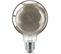 Ampoule LED Equivalent 11w E27 Smoky Blanc Chaud Non Dimmable, Verre