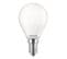 Ampoule LED sphèrique dépolie PHILIPS E14 EQ25W blanc chaud