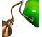 Lampe De Table/lampe De Notaire Classique Bronze Avec Verre Vert - Banker