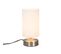 Lampe De Table Moderne Blanche Ronde 12 Cm Dimmable - Milo 2