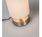 Lampe De Table Moderne Blanche Ronde 12 Cm Dimmable - Milo 2