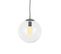 Suspension Scandinave Chrome Avec Verre Clair - Ball 30