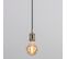 Lampe à Suspension Moderne En Bronze Avec Câble Noir - Cava Classic