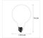 Ampoule à Filament LED E27 G95 4w 320 Lm 2700k