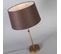 Lampe De Table Bronze Avec Abat-jour Marron 35 Cm Réglable - Parte