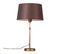 Lampe De Table Bronze Avec Abat-jour Marron 35 Cm Réglable - Parte