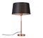 Lampe De Table En Cuivre Avec Abat-jour Noir 35 Cm Réglable - Parte