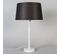 Lampe De Table Blanc Avec Abat-jour Noir 35 Cm Réglable - Parte