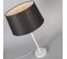 Lampe De Table Blanc Avec Abat-jour Noir 35 Cm Réglable - Parte