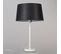 Lampe De Table Blanc Avec Abat-jour Noir 35 Cm Réglable - Parte