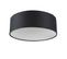 Plafonnier Noir 30 Cm Avec LED - Drum LED