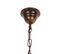 Suspension Industrielle Marron Rouille 35 Cm - Magna Classic