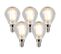 Lot De 5 Lampes à Boule à Filament LED Dimmable E14 5w 470lm 2700k
