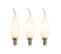 Lot De 3 Ampoules Bougies à Filament LED E14 Dimmable F35 Mat 3w