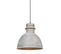 Lot De 2 Lampes Suspendues Country Gris - Dory