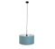 Lampe Suspendue Noir Avec Abat-jour Bleu 50 Cm - Combi 1