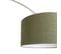 Lampe Arc Acier Abat-jour Vert Mousse 50/50/25 - Xxl