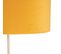 Lampadaire Or / Laiton Avec Abat-jour Velours Jaune 40/40 Cm - Parte