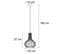 Lampe Suspension Noire - Wire Bake