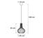 Lampe Suspension Noire - Wire Whisk