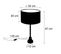 Lampe De Table Art Déco Avec Abat-jour En Velours Noir 35 Cm - Pisos