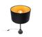 Lampe De Table Art Déco Avec Abat-jour En Velours Noir 35 Cm - Pisos
