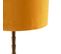 Lampe De Table Art Déco Avec Abat-jour En Velours Jaune 35 Cm - Pisos