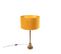 Lampe De Table Art Déco Avec Abat-jour En Velours Jaune 35 Cm - Pisos