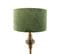 Lampe De Table Art Déco Avec Abat-jour En Velours Vert 35 Cm - Diverso