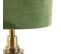 Lampe De Table Art Déco Avec Abat-jour En Velours Vert 35 Cm - Diverso