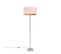 Lampadaire Acier Avec Abat-jour Rose 50 Cm - Simplo