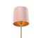 Lampe De Table Romantique En Laiton Avec Abat-jour Rose 25 Cm - Simplo