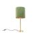 Lampe De Table Botanique En Laiton Avec Abat-jour Vert 25 Cm - Simplo