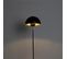 Lampadaire Industriel Noir Avec Or 160 Cm - Magnax