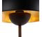 Lampe De Table Rétro Noire Avec Or - Magnax