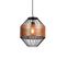 Lampe à Suspension Design Cuivre Avec Noir 30 Cm - Mariska