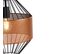 Lampe à Suspension Design Cuivre Avec Noir 30 Cm - Mariska