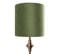 Lampe De Table Bronze Velours Abat-jour Vert 40 Cm - Diverso