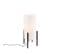 Lampe De Table Design Abat-jour En Lin Noir Blanc - Rich