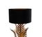 Lampe De Table Vintage Or Avec Abat-jour En Velours Noir 35 Cm - Botanica